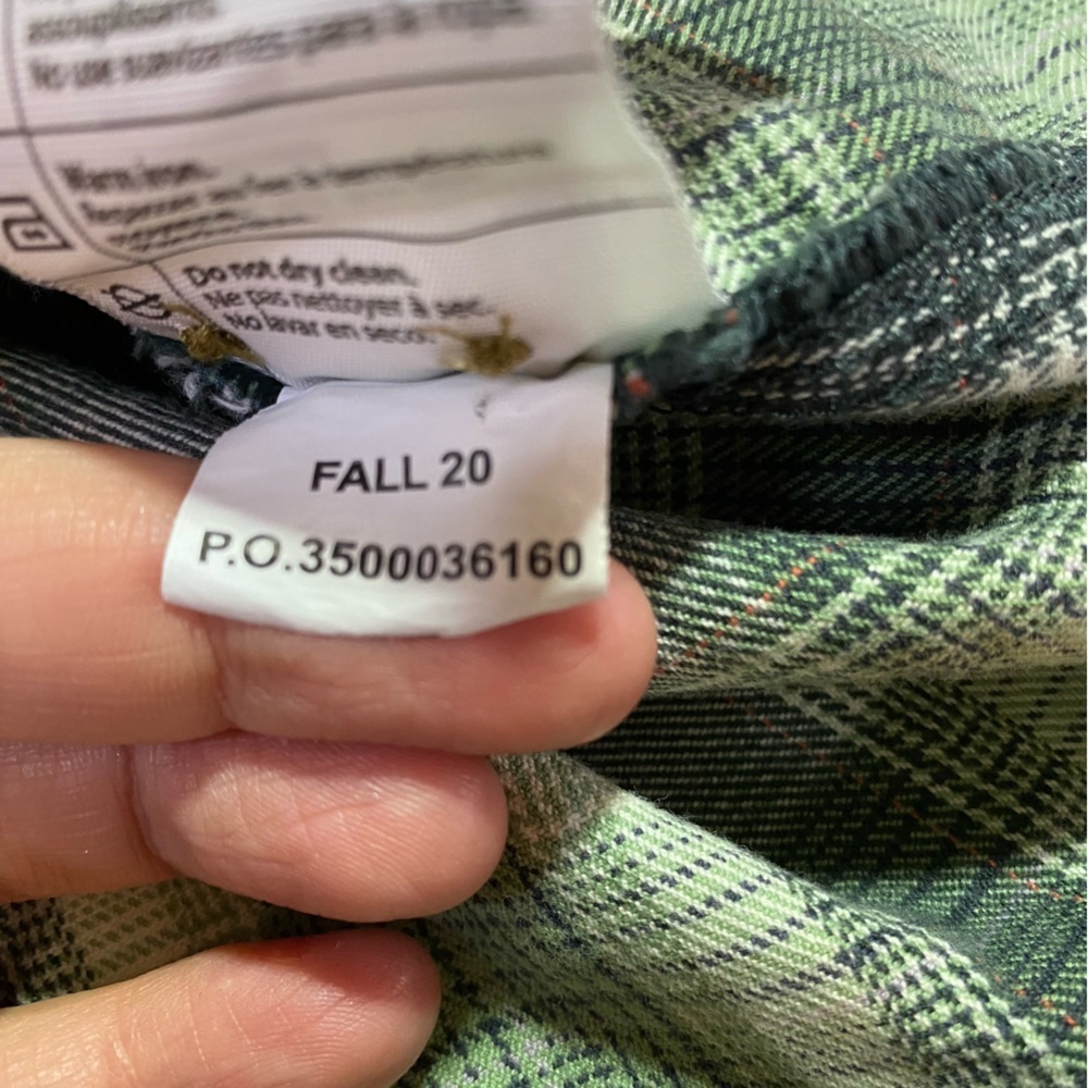 Carhartt Green Plaid Button Down Shirt - Picture 7 of 14